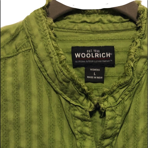 DONATED Blouse-Buttons, Textured Stripes-Fray Coll - Picture 2 of 9